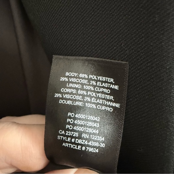 Aritzia Wilfred Black Double-Breasted Blazer - Picture 10 of 11